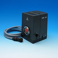 Leuchte HBO 100 mit Lampenfassung und Kollektor 