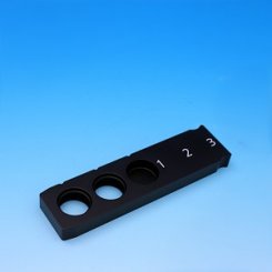 Filterschieber A 14x40 mm, 3-fach für Filterdurchmesser 25 mm 