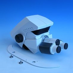 Binokularer Komfort-Ergotubus 8-33°/22, 50mm Höhe, umgekehrtes Bild 