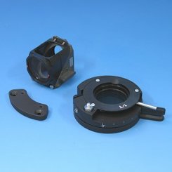 Zirkular-Polarisatonseinrichtung D ACR, mit Lambda/4 Platte drehbar 