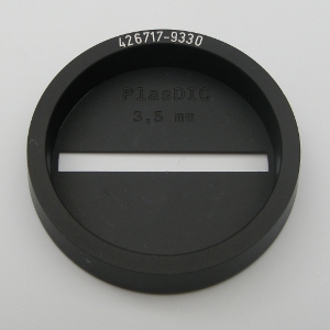Spaltblende 3,5 mm PlasDIC für Schieber (10x-40x) 