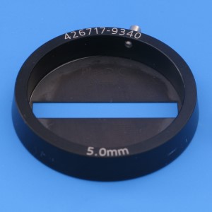 Spaltblende 5 mm PlasDIC für Schieber (40x/63x) 