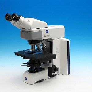 Mikroskop Axio Scope.A1 für Durchlicht-Hellfeld HAL50 