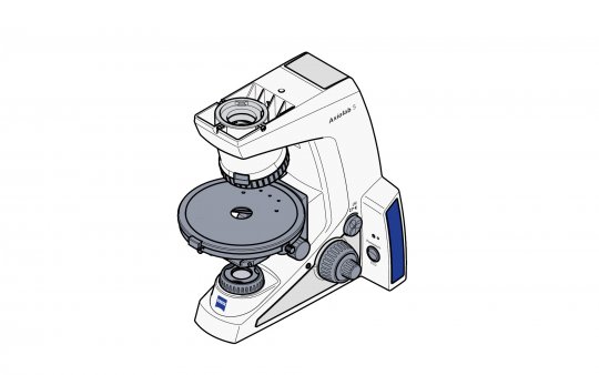 Mikroskop Stativ Axiolab 5, D Pol, 5xH Pol kodiert, Drehtisch 360° 