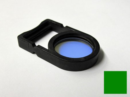 Einlegefilter / Farbfilter Grün für Schott Lichtquellen 