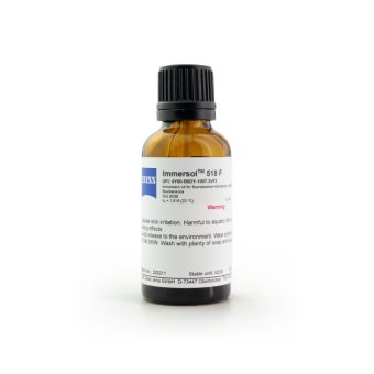 Zeiss Immersionsöl Immersol 518 F fluoreszenzfrei, Öler 20 ml 