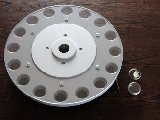 16-fach Objektträger für Tischstative 