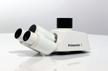 Binokularer Fototubus 25°/20 (50:50) für Primostar 3, umgekehrtes Bild 