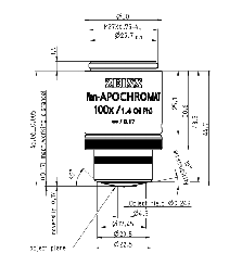 ZEISS Objektiv Plan-Apochromat 100x/1,40 Oil Ph3 M27 