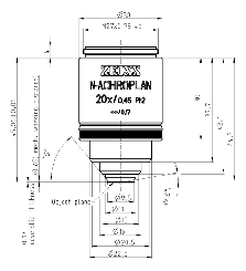 ZEISS Objektiv N-Achroplan 20x/0,45 Ph2 M27 