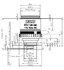 ZEISS Objektiv LD A-Plan 40x/0,55 iHMC für Thermo Plate M27 