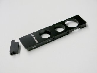 Kontrastschieber 3-fach 10x29 mm für PlasDIC-Modul und Analysator 