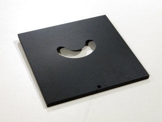 Objekttisch 232x230 mm mit Harteloxal-Beschichtung 