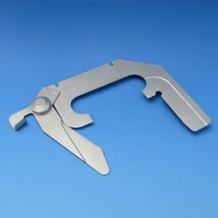 Objekthalter für Einhandbedienung mit Federhebel links 