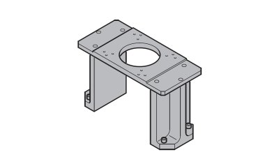 Tischträger H=140 mm für Grundplatte Axio Scope Vario 
