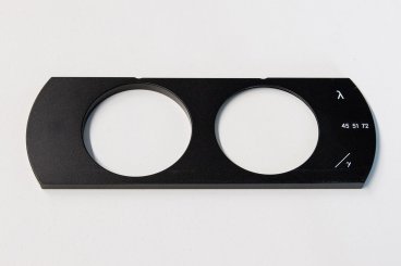 Lambda-Platte im Schieber 