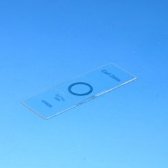 Objektmikrometer 5mm/5 + 1mm/100 für Durchlicht, kalibriert 