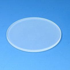 Einlegeplatte für Stative, 84mm, glas, mattiert 