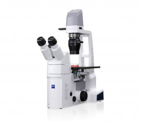Inverses Mikroskop Axio Vert.A1 für Durchlicht-Hellfeld HAL 