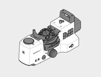 Mikroskopstativ Axiovert 7 AL 
