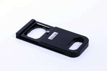 Schieber mit Strahlteileraufnahme für Doppel-Anschluss 