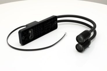 P+L Schwanenhals-LED-Doppelspot für Zeiss Stativ C/L 