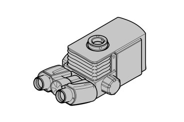 ZEISS Binokularer Ergofototubus -2° bis 28°/25 (50:50), umgekehrtes Bild 