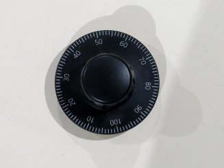 Feintriebknopf mit Skala, wechselbar 