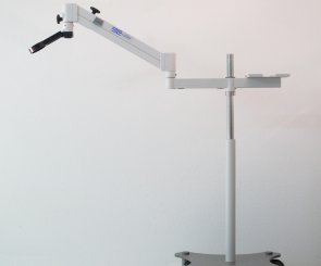 Flexi Bodenstativ mit Mikroskopaufnahme standard 