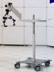 Flexi Bodenstativ mit Kugelkopf und LED-Doppelspot 