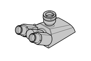 ZEISS Binokularer Fototubus 30°/23 (100:0/30:70/0:100), umgekehrtes Bild 