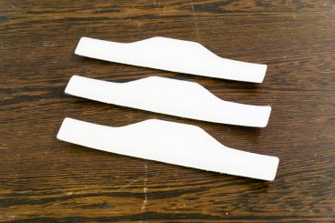 Set: 3x Textilpad groß (vorn) zu Kopflupe KS 