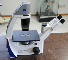 Primovert mit binokularem Fototubus und Ph1 